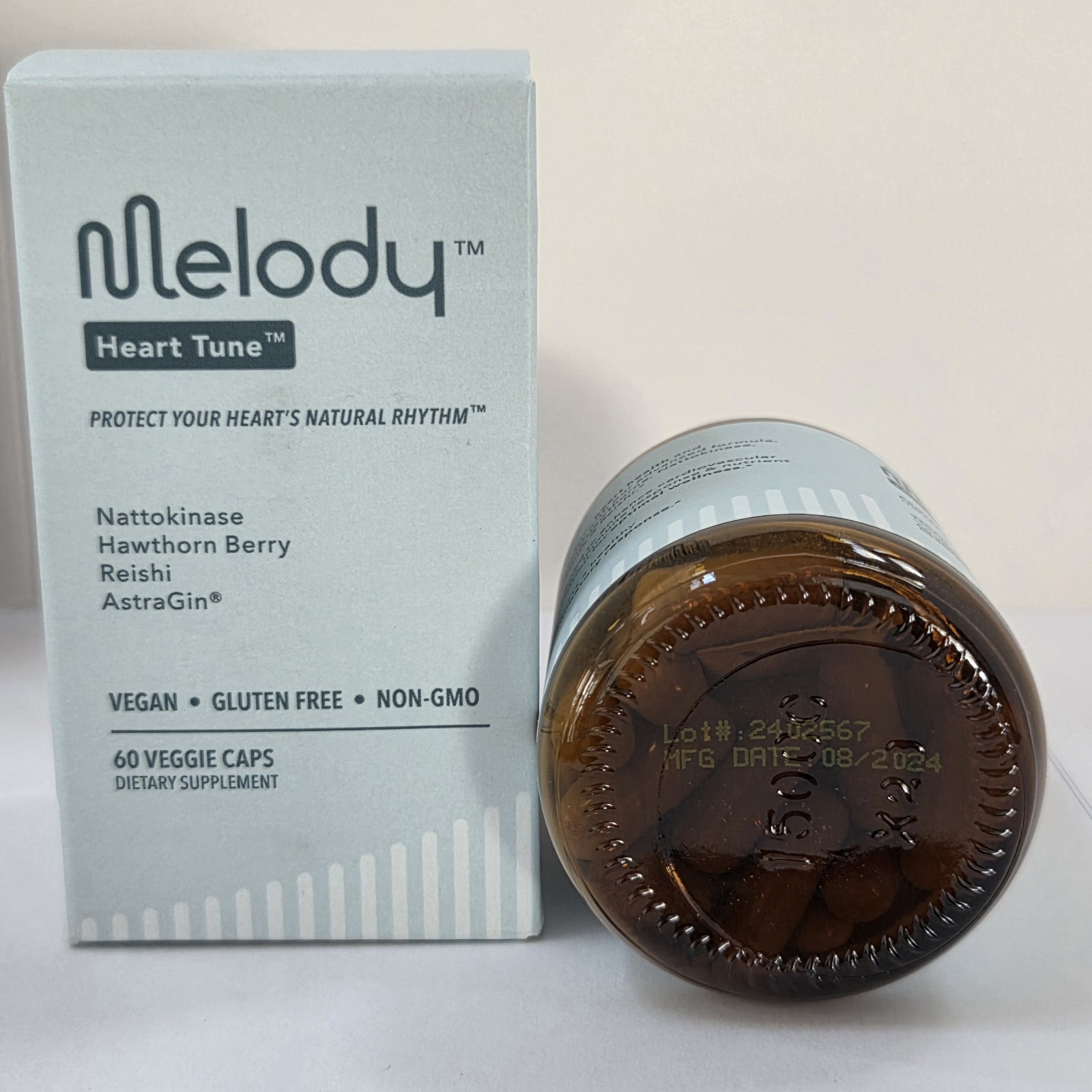Melody Heart Tune 4-in-1 Blood Pressure Support Supplements Nattokinase Capsules