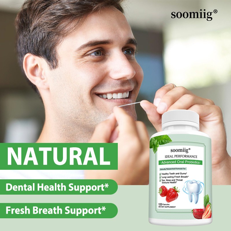 Oral Probiotic Supp Restore Healthy Teeth Fresh Breath Support Fight Bad Breath