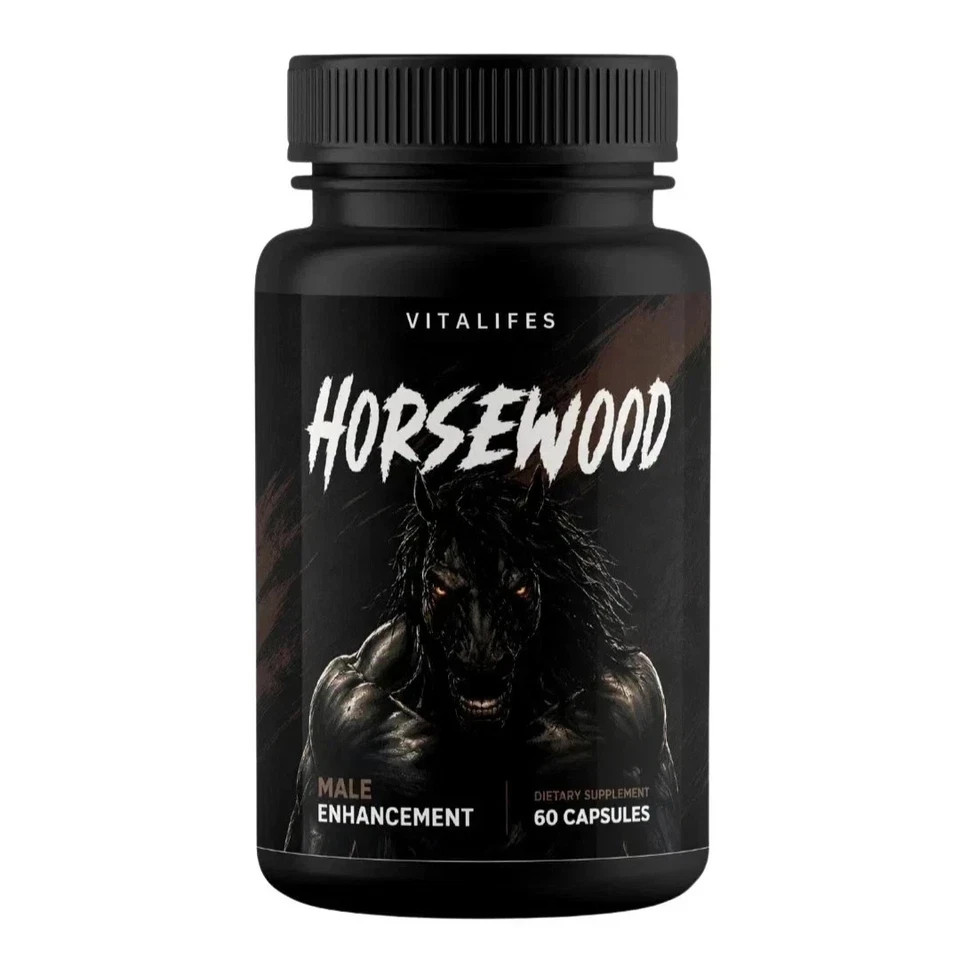 (5 Pack) Horsewood Male Support Supplement, Horse Wood Male Pills (60 Capsules)