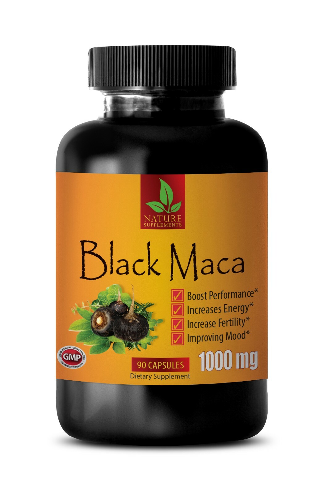energy boosters for women – BLACK MACA – mood booster brain support 1 BOTTLE
