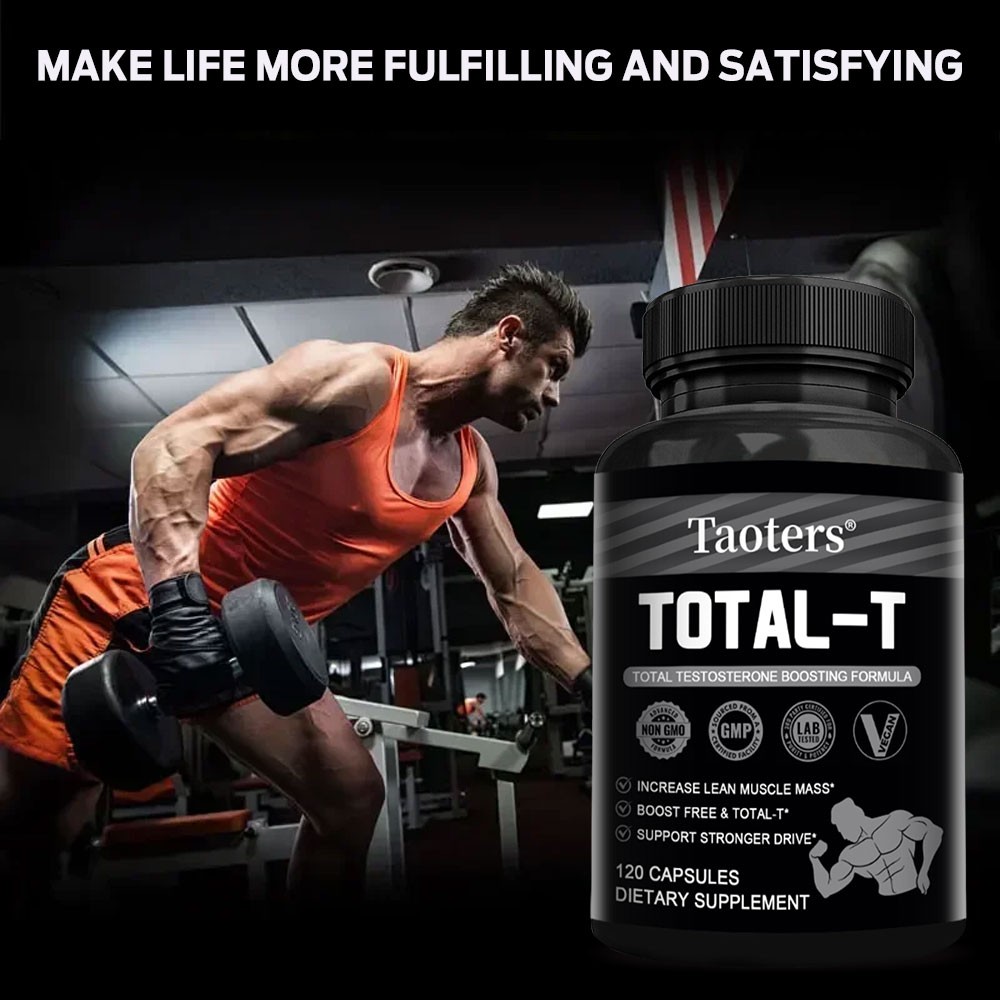 TOTAL-T – Testosteron Booster for Men, Improve Muscle Strength-FOR MEN WOMEN