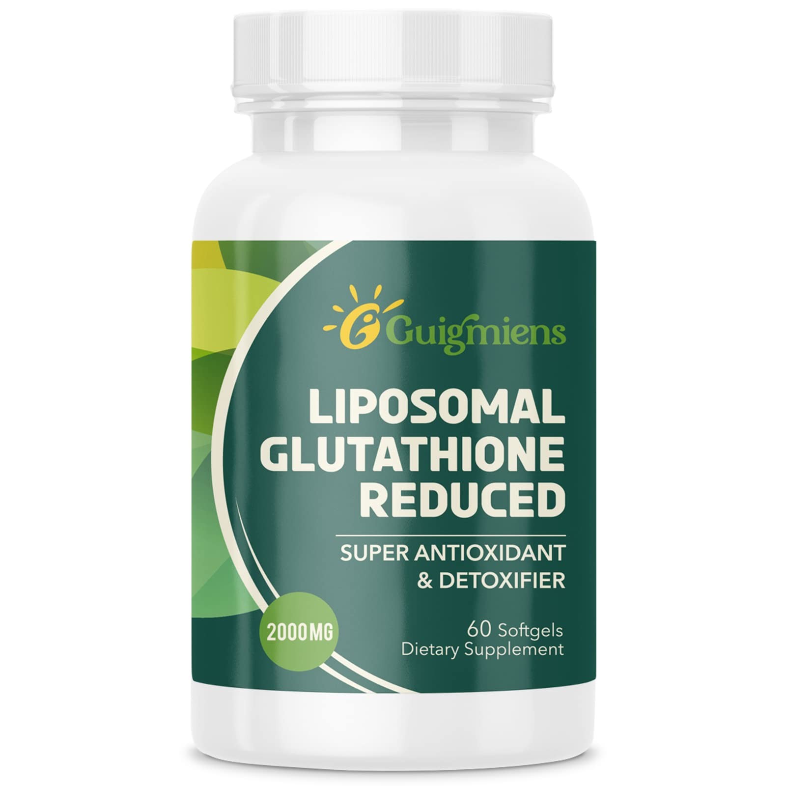 Liposomal Glutathione 2000 MG, Superior Absorption, 60 Count (Pack of 1)
