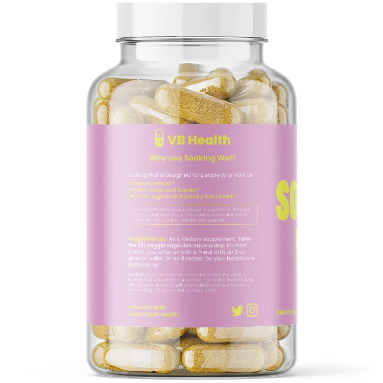 Soaking Wet: Probiotic for Total Vaginal Health & Increased Wetness