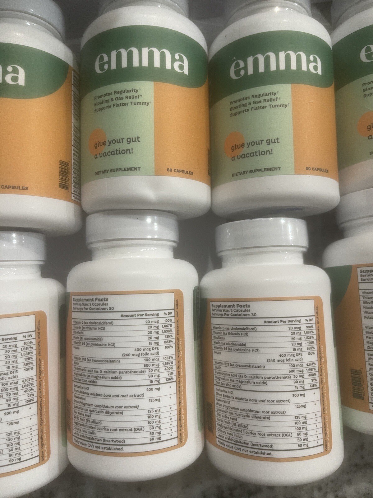 Emma Relief Supplement, Konsciens, Keto Gut, CONSTIPATION, Bloating ~ 60 Cap
