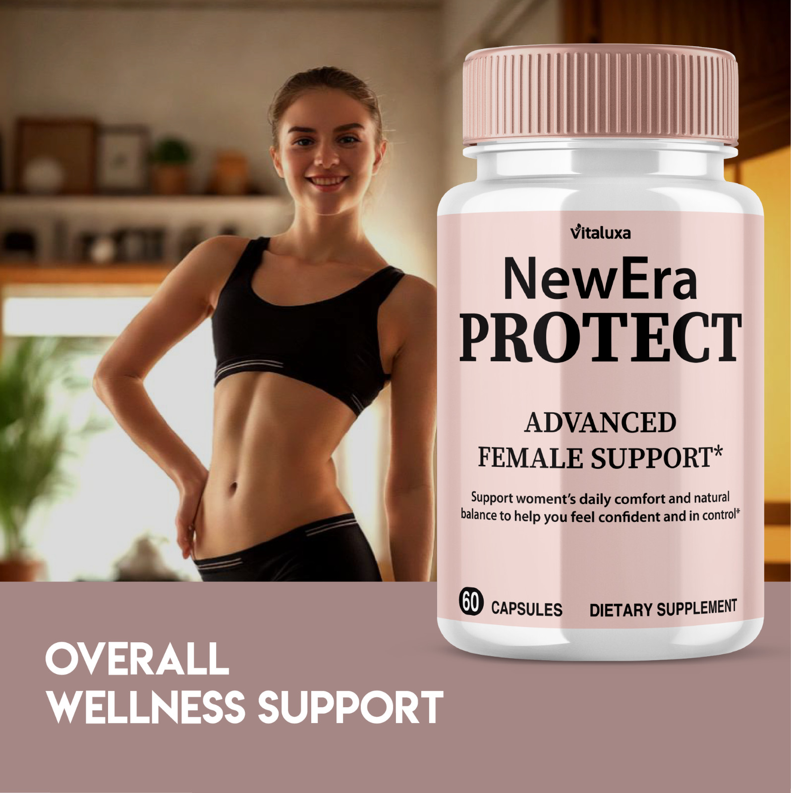 (3 Pack) New Era Protect Capsules, Protect Female Support Pills (180 Capsules)