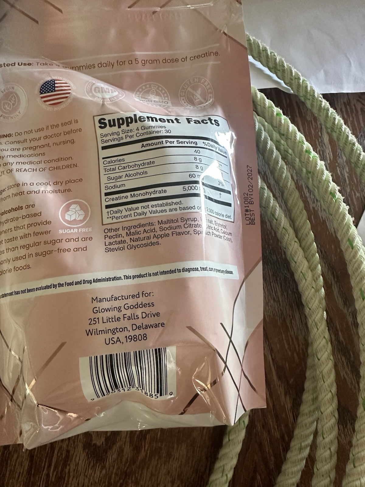 NEW!!! Glowing Goddess Bovine Organ Supplement & Creatine Gummies Hormone Free