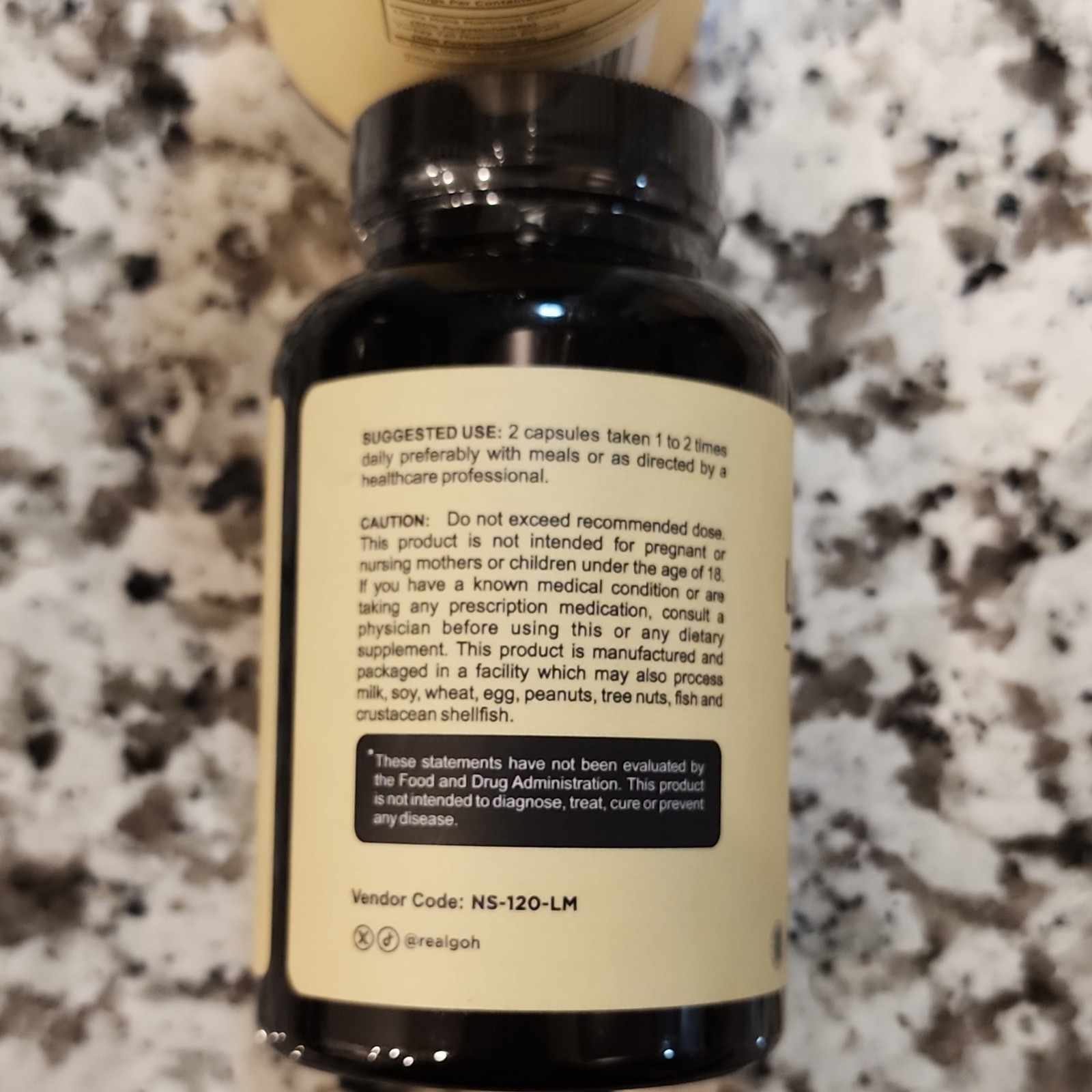Garden Herbz Lion’s Mane & Turkey Tail Extract 1200mg 120 Capsules, lot of 2