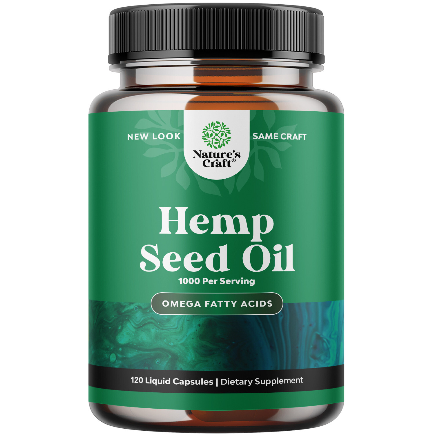High Absorption Hemp Oil Capsules – Vegan Omega 3 6 9 Supplement