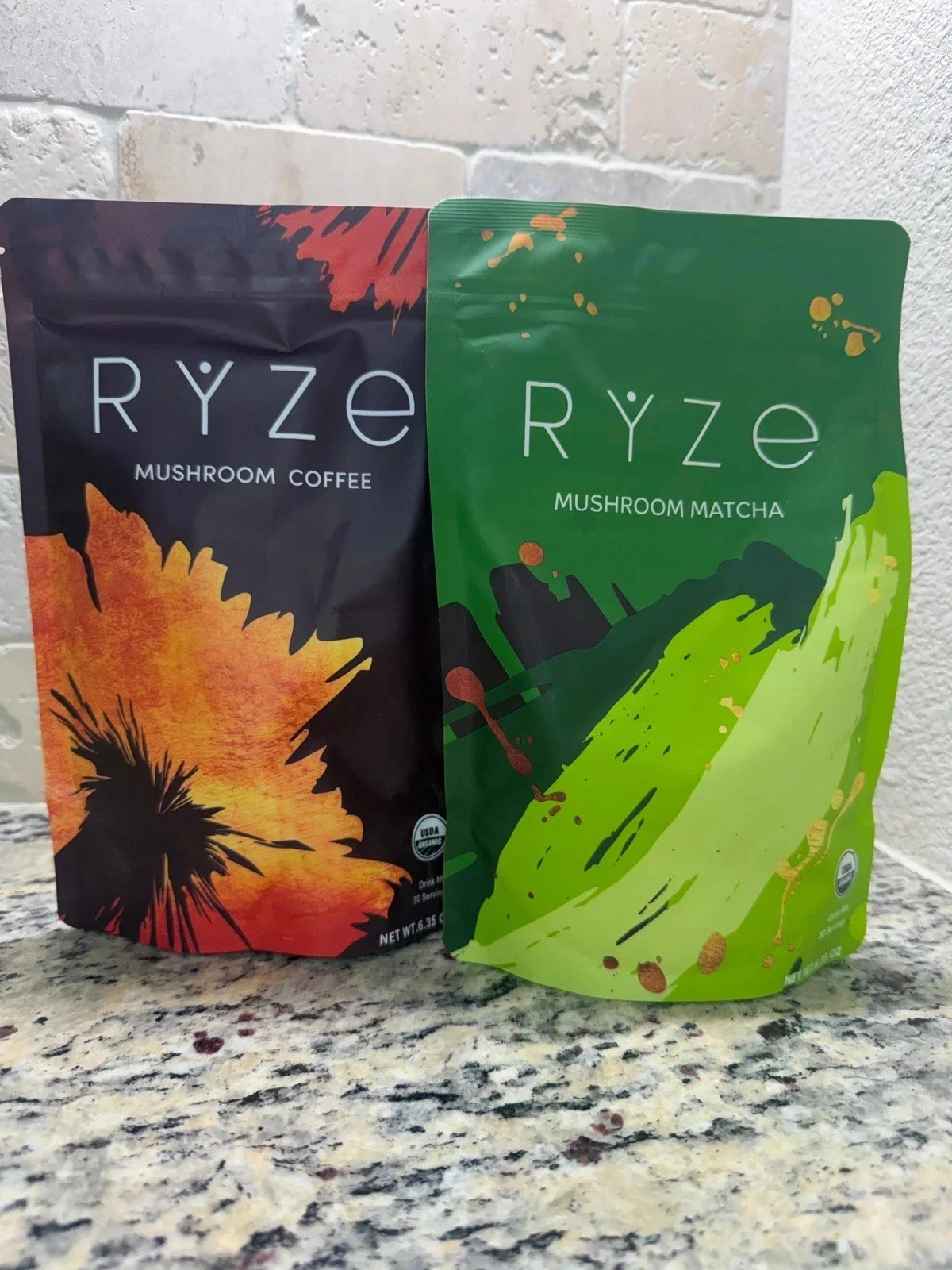 Ryze Organic Mushroom Matcha + Coffee- 30 Servings Sealed Exp 2028 FREE SHIPPING