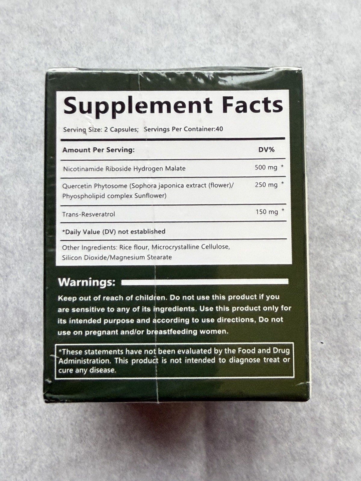 Skin Aging Support & Energy Liposomal Nicotinamide Riboside 900mg Boosts NAD+