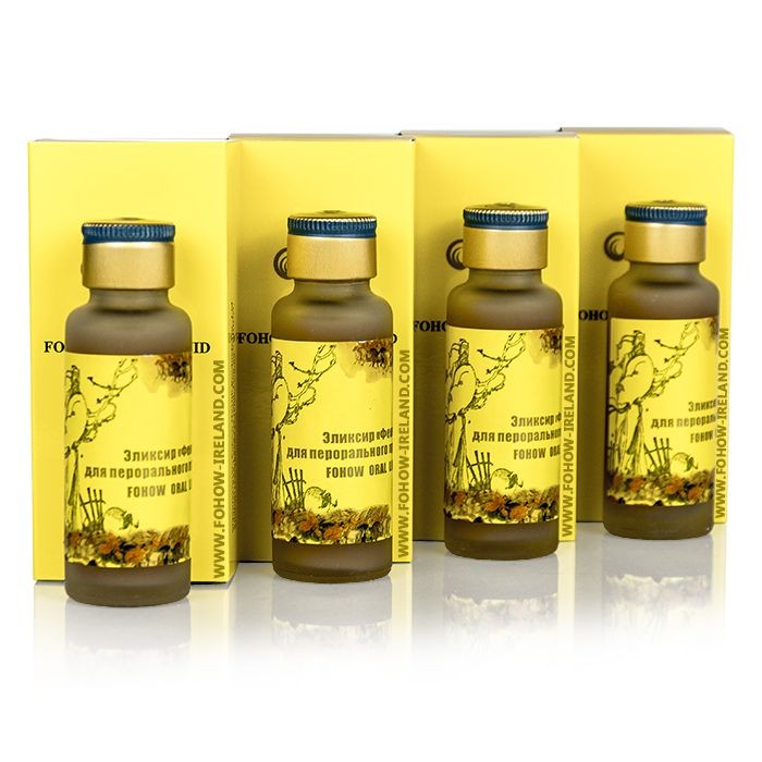 Fohow Phoenix Oral Cordyceps Sinensis Liquid Elixir 4x30ml Reishi Shiitake