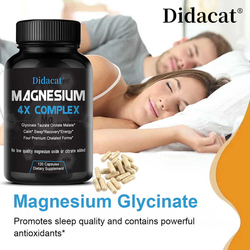 4x Magnesium Complex – Magnesium Malate, Glycinate, Taurate, Orotate