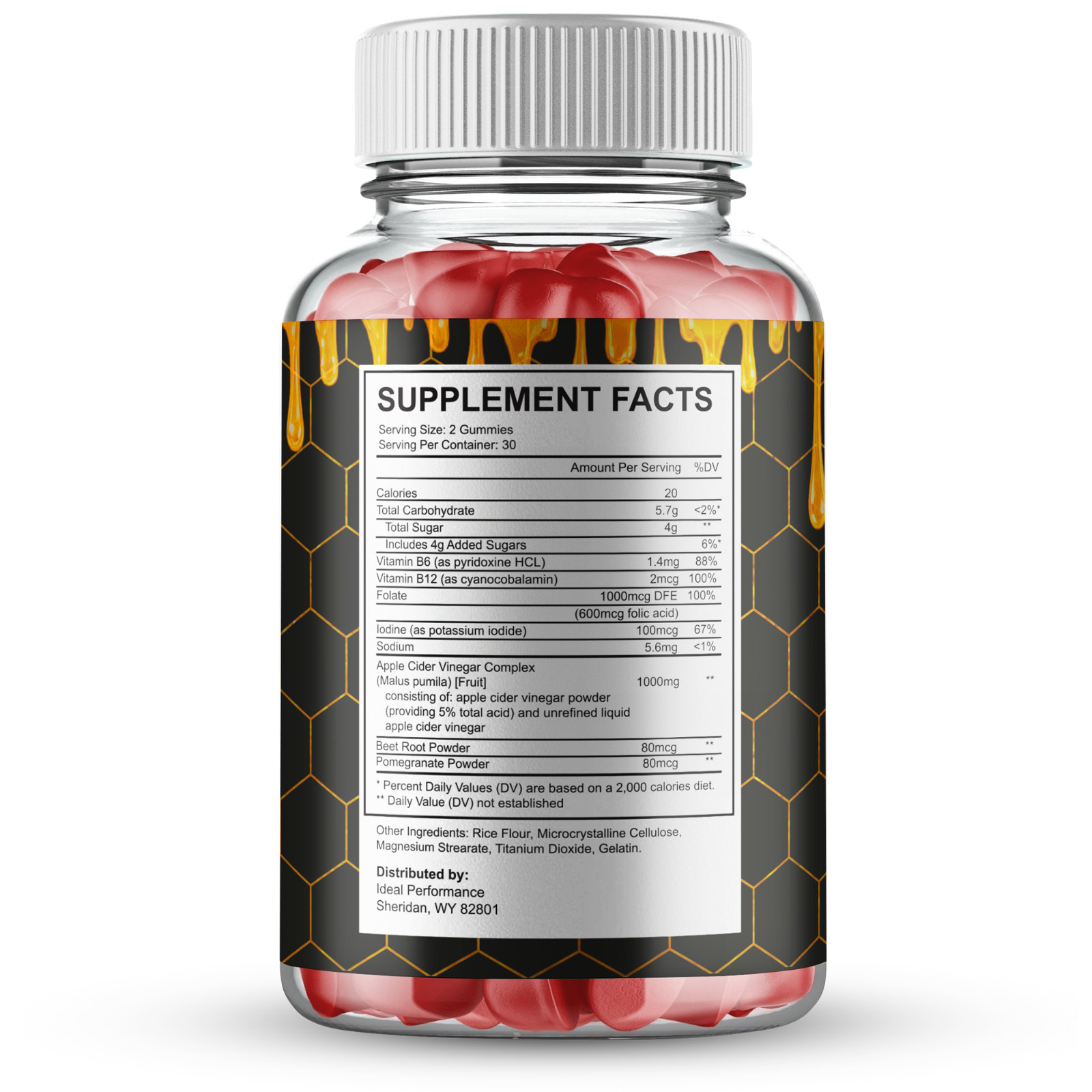Alpha Honey Gummies, Official AlphaHoney Supplement Gummy (5 Pack)