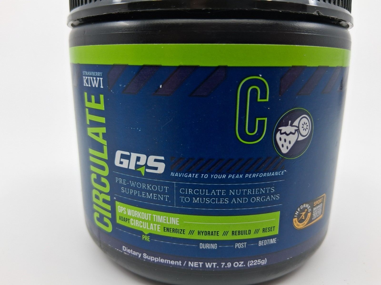 LivePURE GPS Circulate – Strawberry Kiwi – 8 oz EXP 6/2027