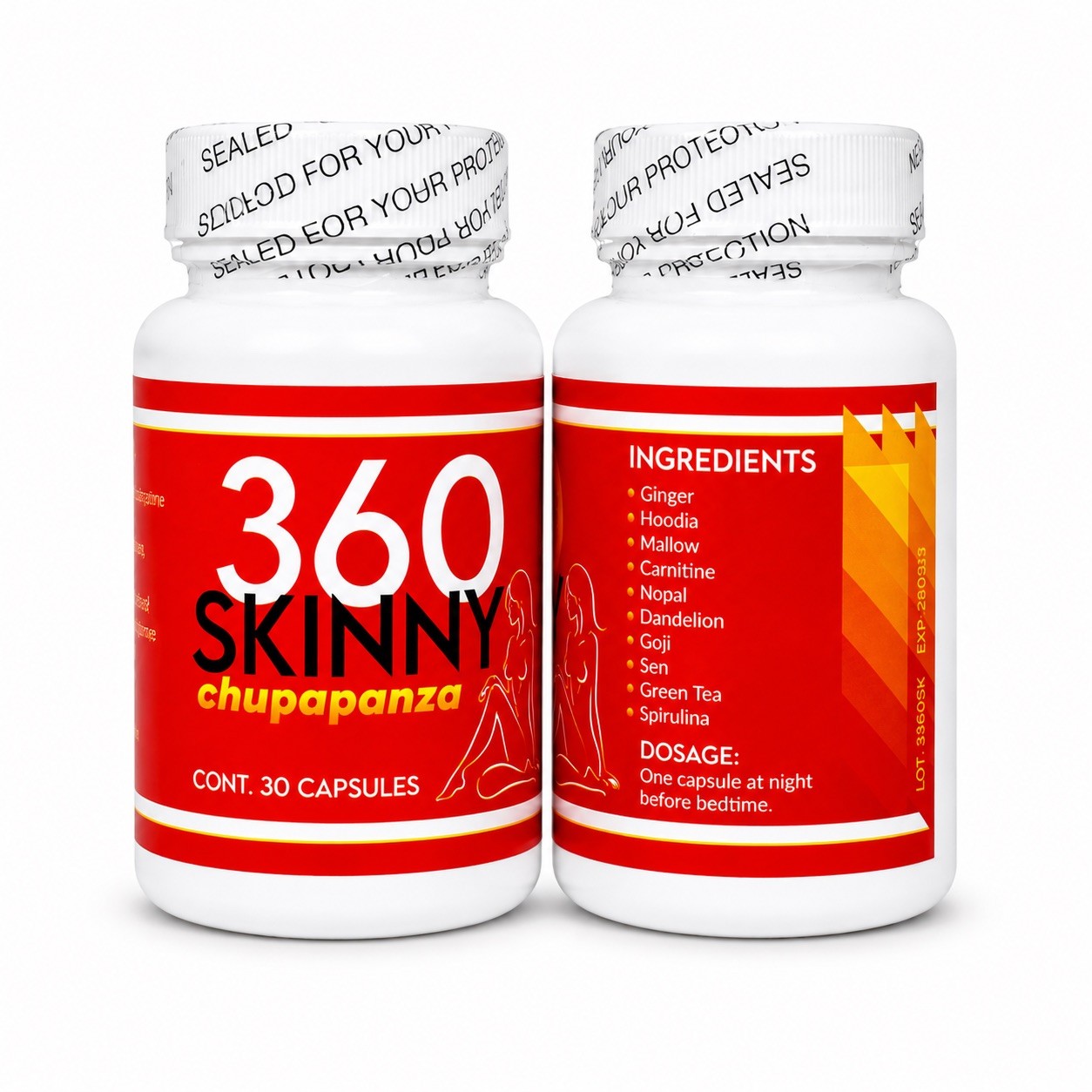 Beauty 911 & 360 Skinny Dietary Supplement Bundle | 30 Caps Each | Sealed