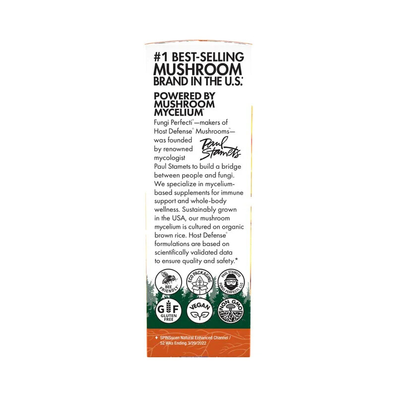 Fungi Perfecti Host Defense Cordyceps Extract 2 Oz Organic Energy Support