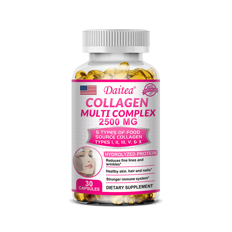 Collagen Complex 2500 mg strengthens the immune system for healthy skin