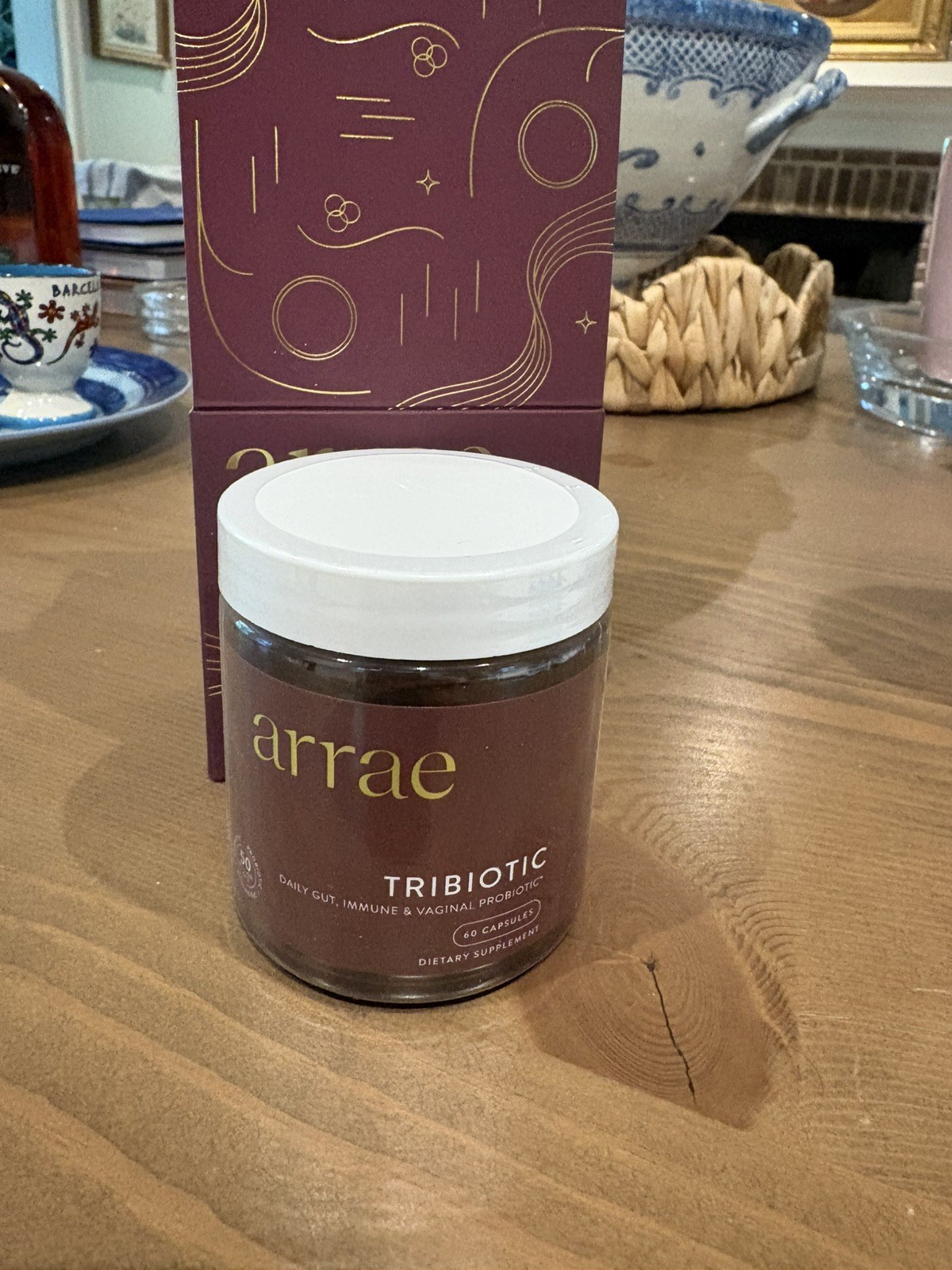 NEW Arrae Tribiotic Gut, Immune & Vaginal Probiotic Gluten-Free Nut Free 60 Caps