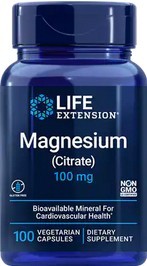Life Extension MAGNESIUM CITRATE (100 MG) 100 Veg Caps