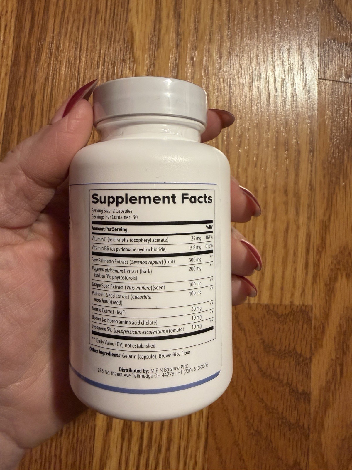 M.E.N. Balance PRO Healthy Prostate Support Triple-Action Formula 60 Capsules