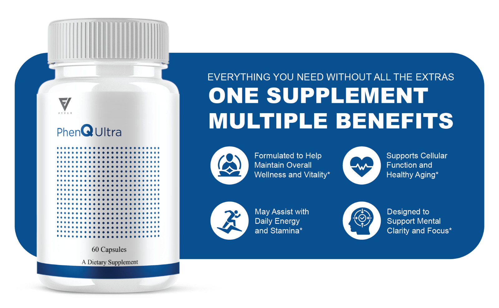PhenQ Ultra Weight Management Support, PhenQUltra Pills (60 Capsules)