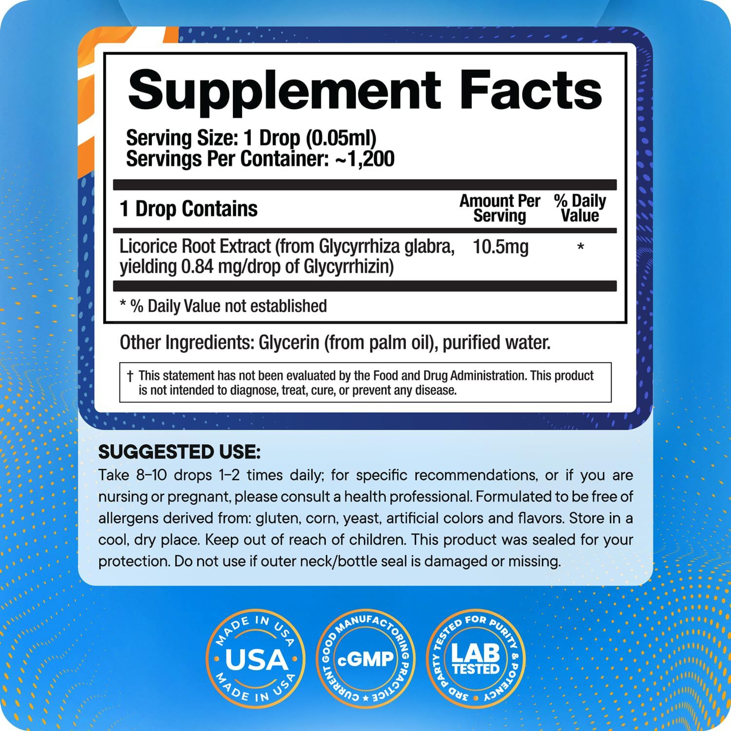 BioMatrix Licorice Root Extract for Cortisol & Adrenal 2 Fl Oz (Pack of 1)