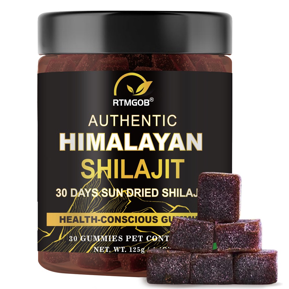 Himalayan Shilajit Gummies – Pure Resin, Energy & Immune Support – 30 Gummies