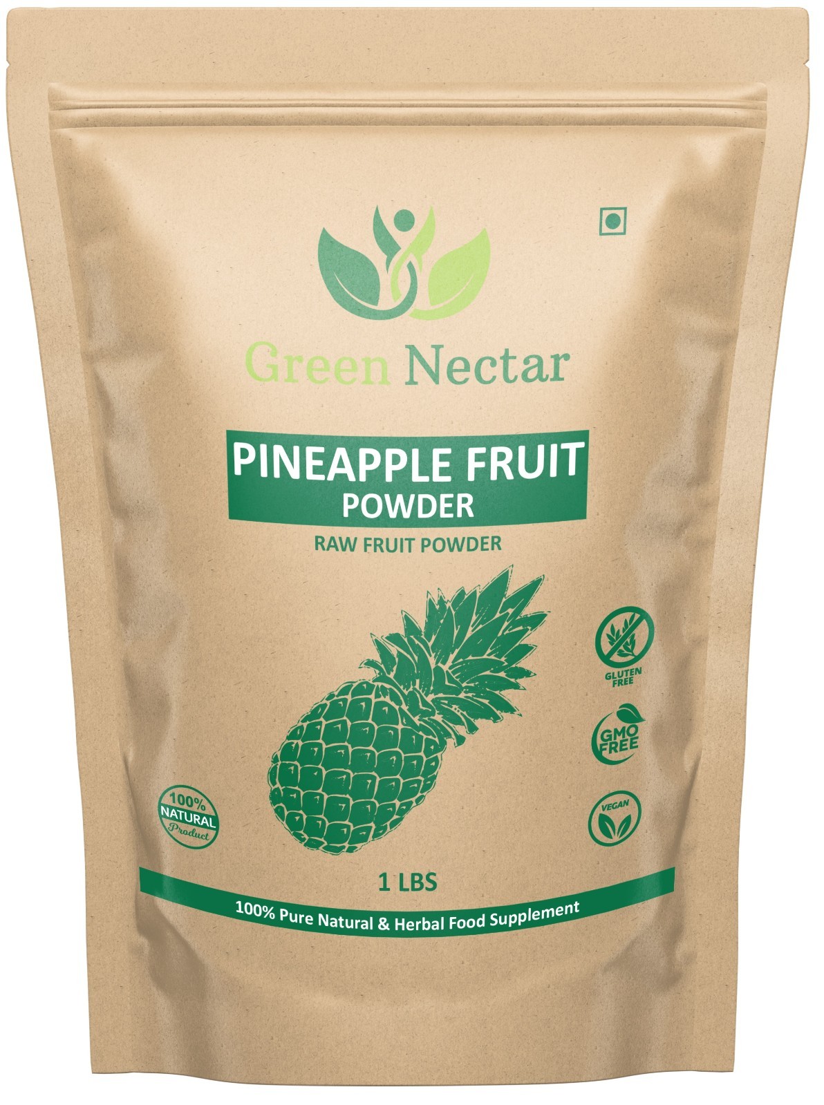 Pineapple Fruit Powder, Concentrate for Drink Mix, Smoothies, Sugar Free 16 Oz