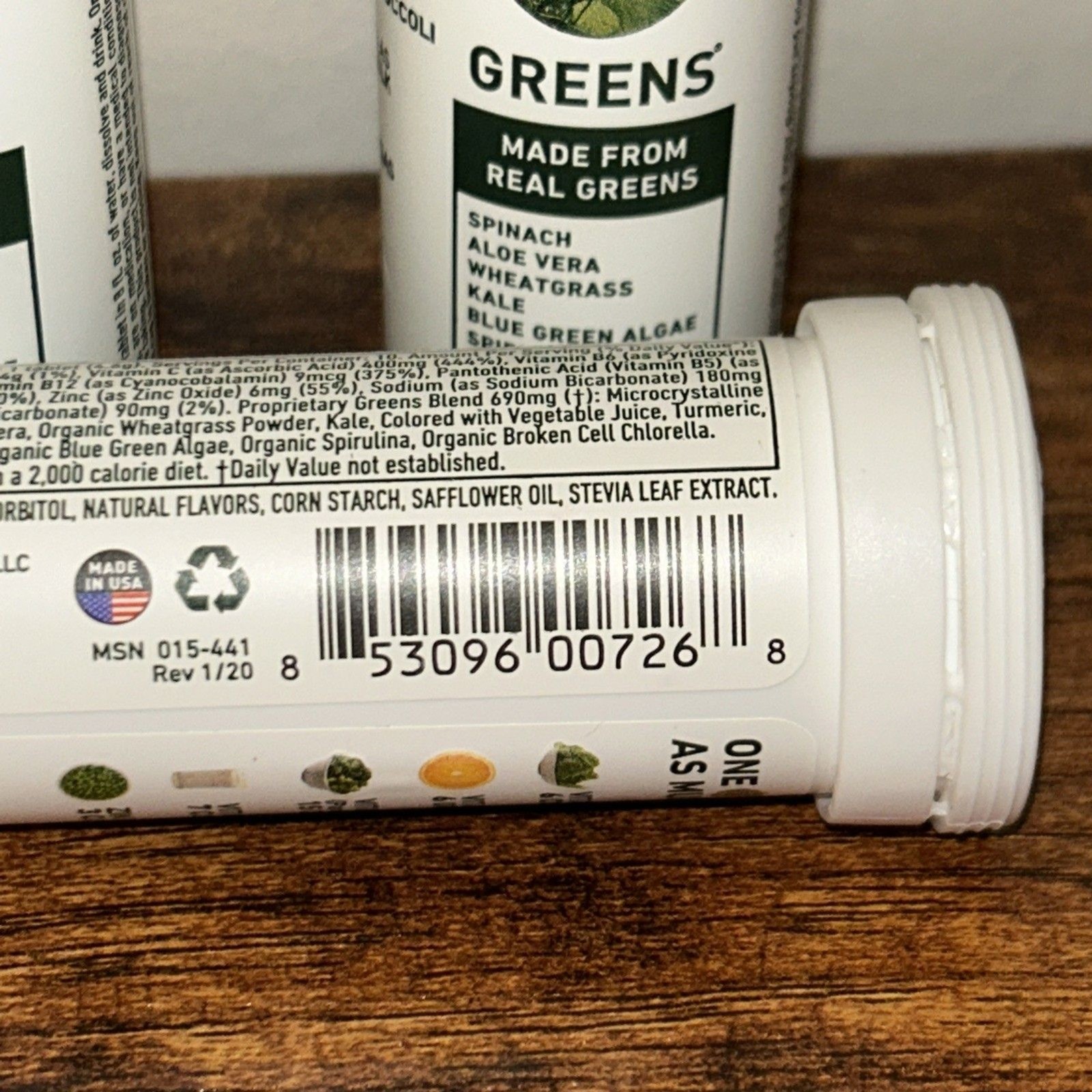 8 Greens Original 10 Tabs, Set of 3, Expires 1/2028