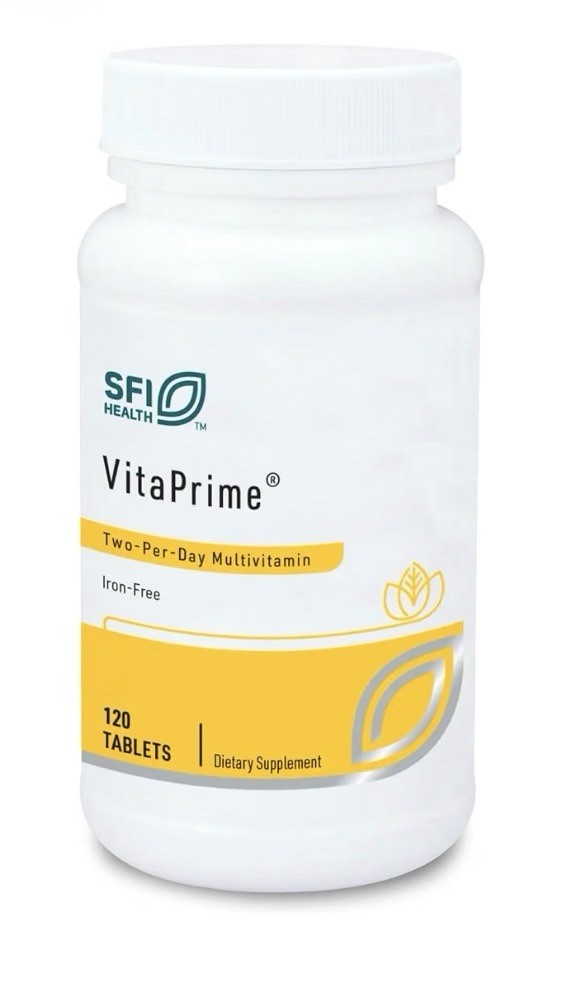 SFI Health VitaPrime Two Per Day Multivitamin Iron Free for Women, Men 120Tablet