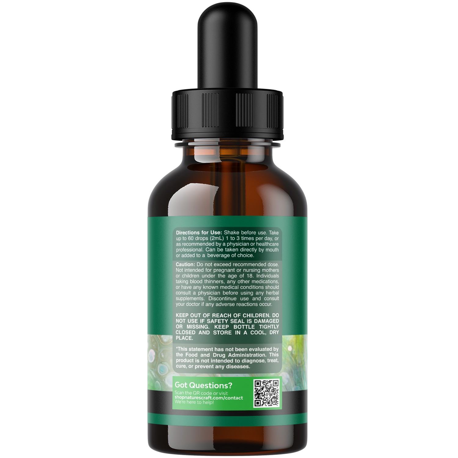 Certified Organic Lymphatic Drainage Drops – Herbal Lymphatic Cleanse 60mL