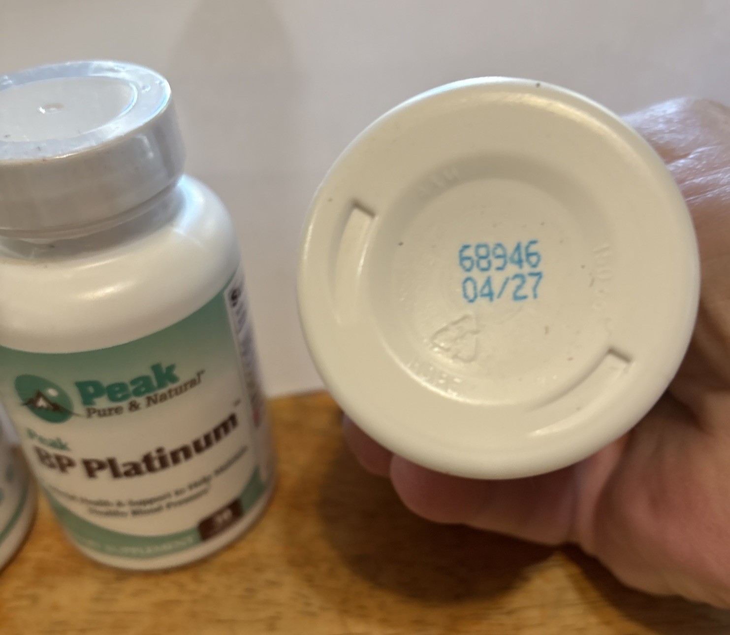 NEW Peak BP Platinum from Peak Pure & Natural Arterial Heath Support Capsules