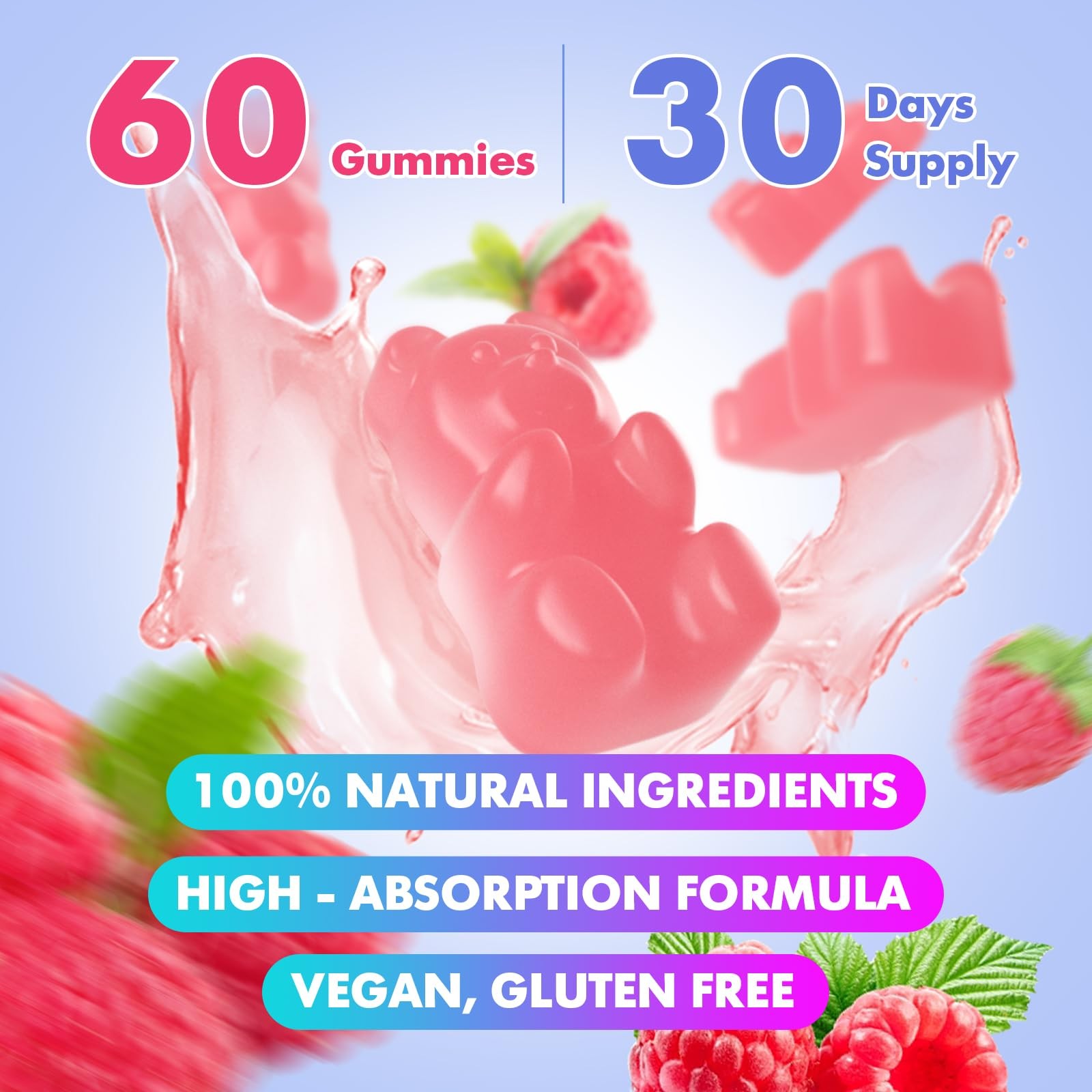 Saajoor 2 Pack HMB and L-Leucine 3000mg with Calcium Gummies – Muscle 2pack