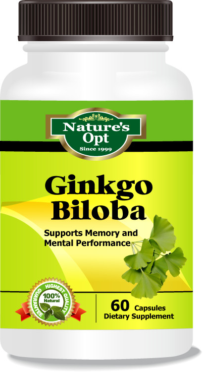 Ginkgo Biloba, Supports Memory and Mental Performance