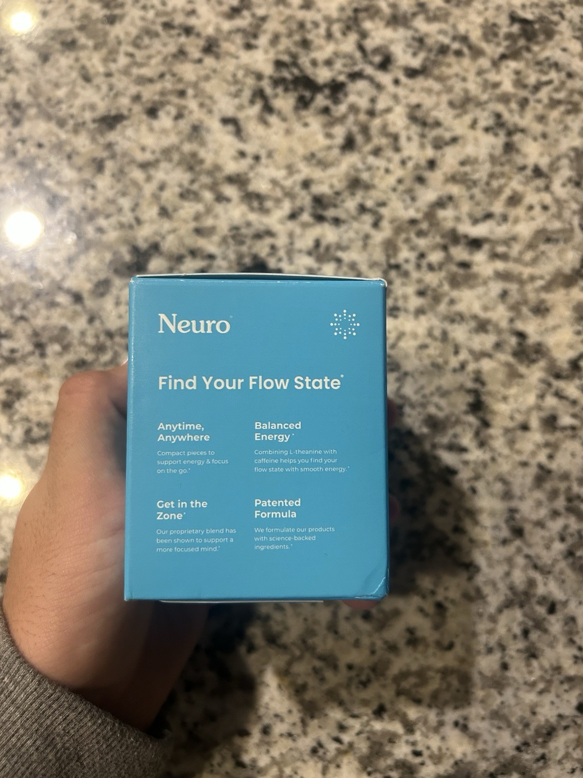 Neuro Energy & Focus Gum Peppermint 5 Pack (45 Pieces) Zero Sugar Vegan