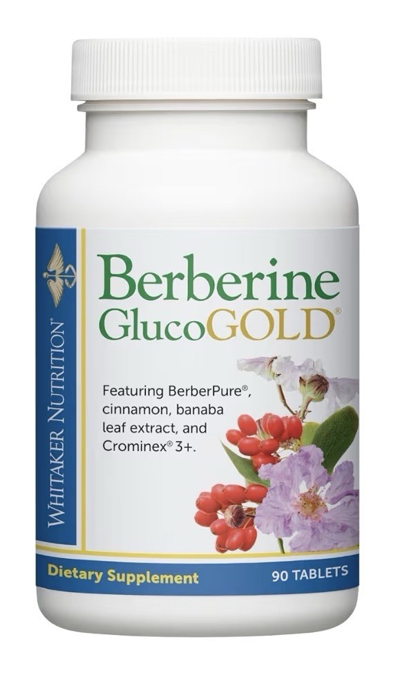 Dr. Whitaker’s Berberine GlucoGold Supplement 1500mg per Day BerberPure 90Tablet