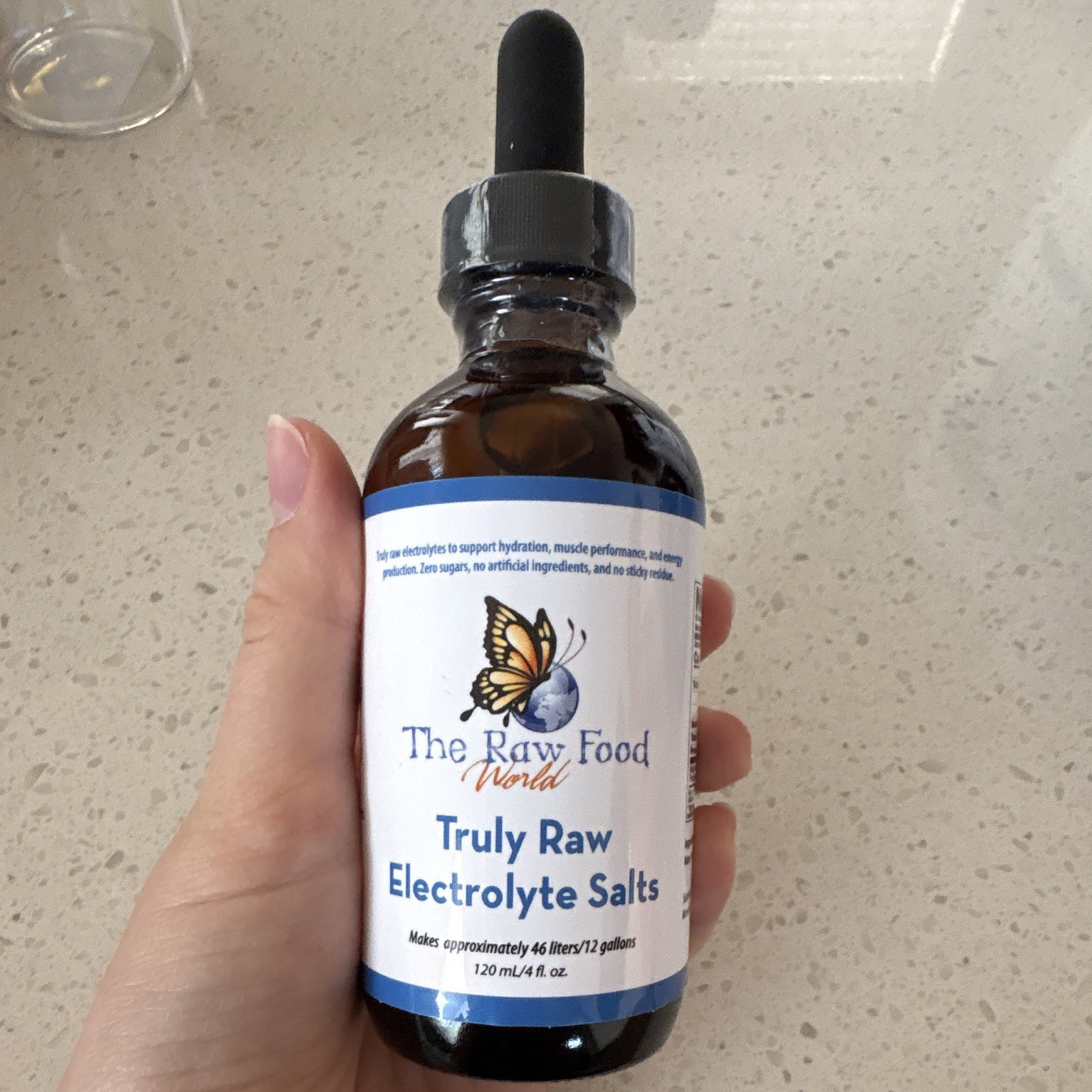 The Raw Food World Electrolyte Salts Liquid 4 fl oz Unflavored Hydration