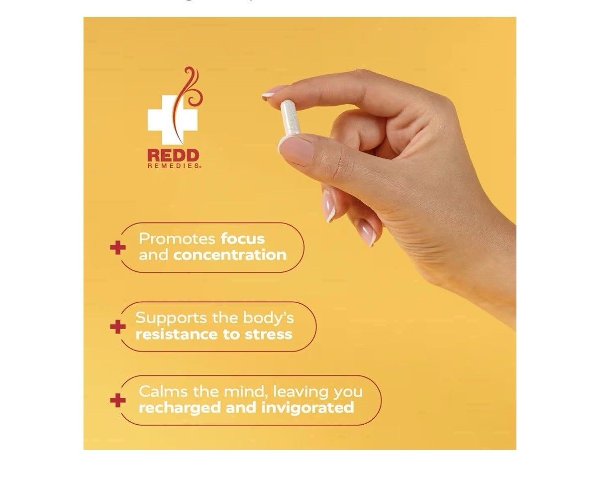 Redd Remedies True Ease Daytime Supports Attention Focus Naturally Calming 80cap