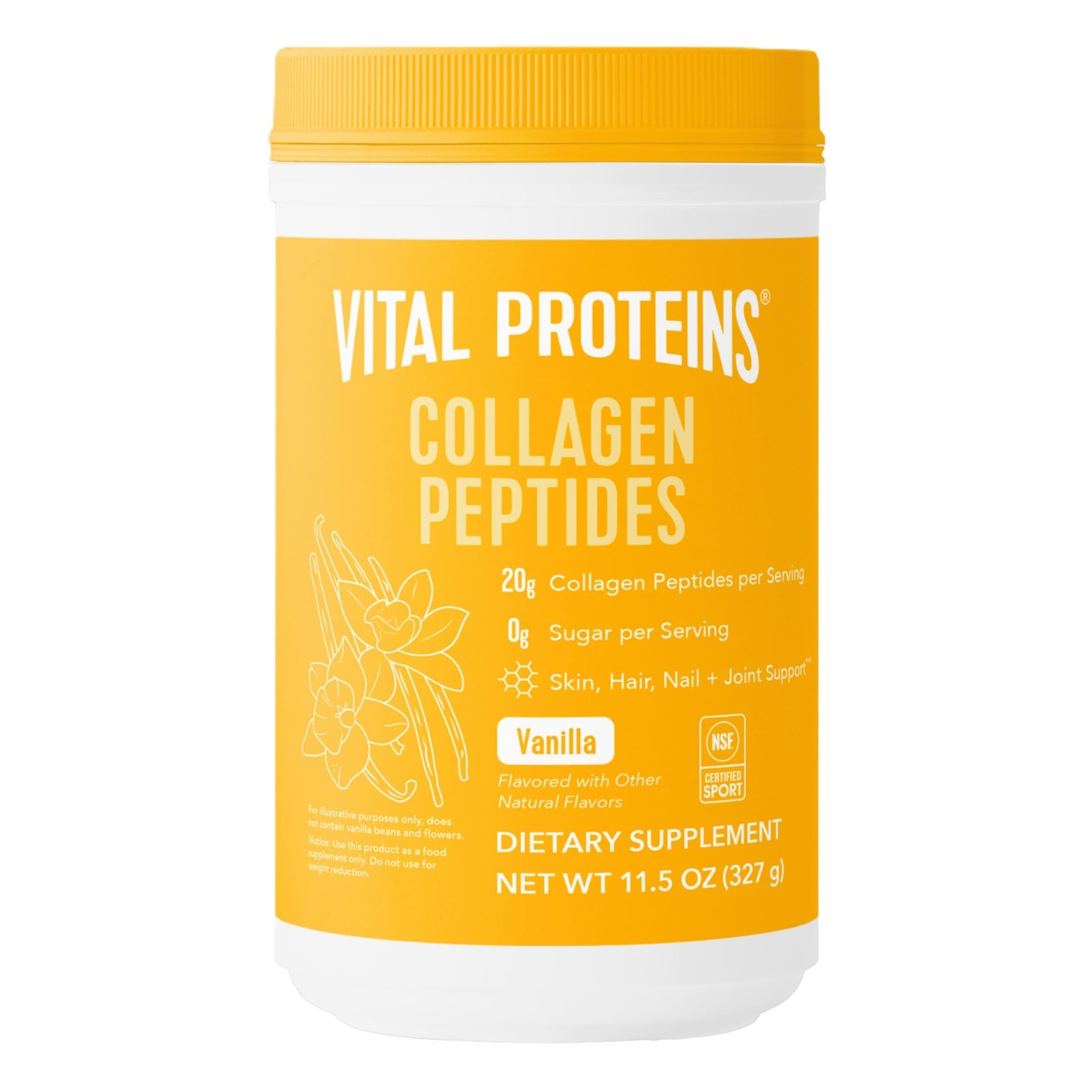 1/2027 Vital Proteins Collagen Peptides Powder Vanilla – Supports Hair, Skin, Na