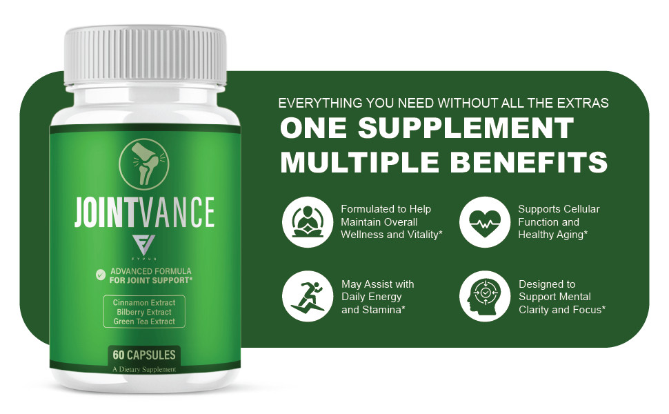 (3 Pack) Joint Vance Capsules, JointVance Advanced Joint Health (180 Capsules)