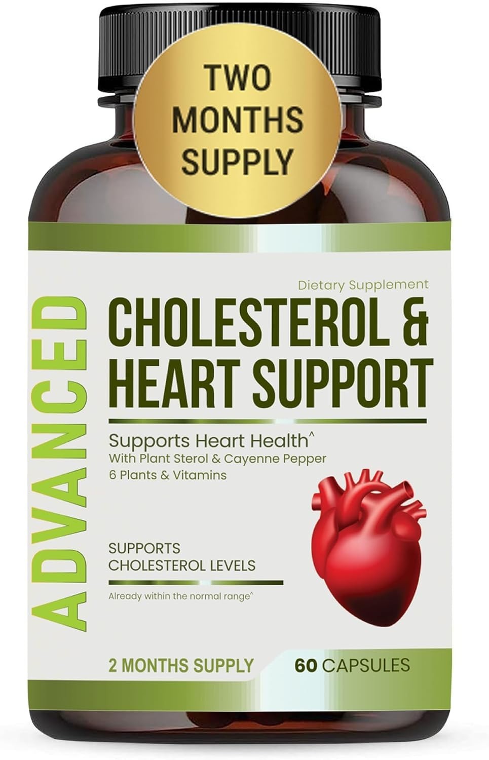 Heart Health Blood Pressure Supplement-Support Blood Pressure&Heart. 06/2027 *