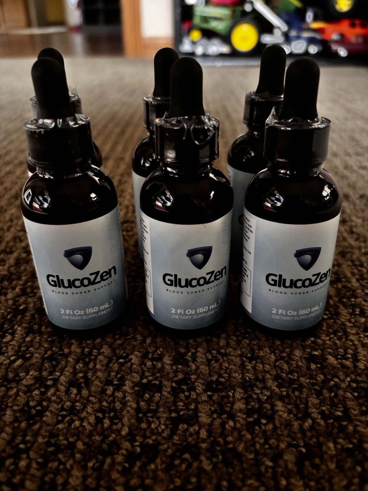 GlucoZen Blood Sugar Support Dietary Supplement Liquid, 2 fl oz (60 mL)