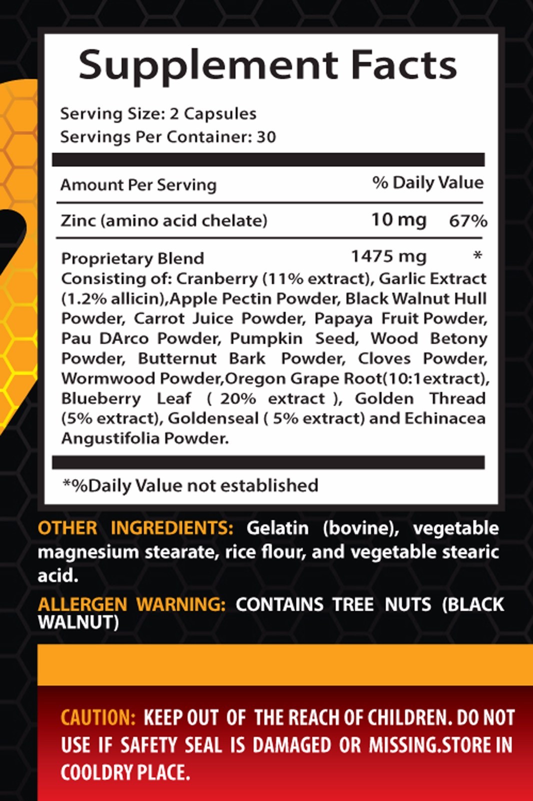 Antiaging supplement – ANTIPARASITE – RESVERATROL COMBO – garlic juice