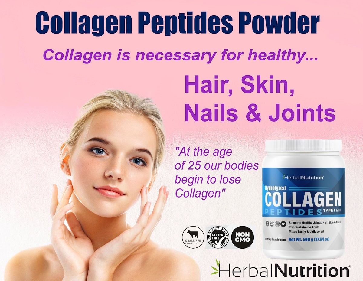 Best Collagen Peptides Powder Provides Vital Proteins For Bones, Joints Skin!