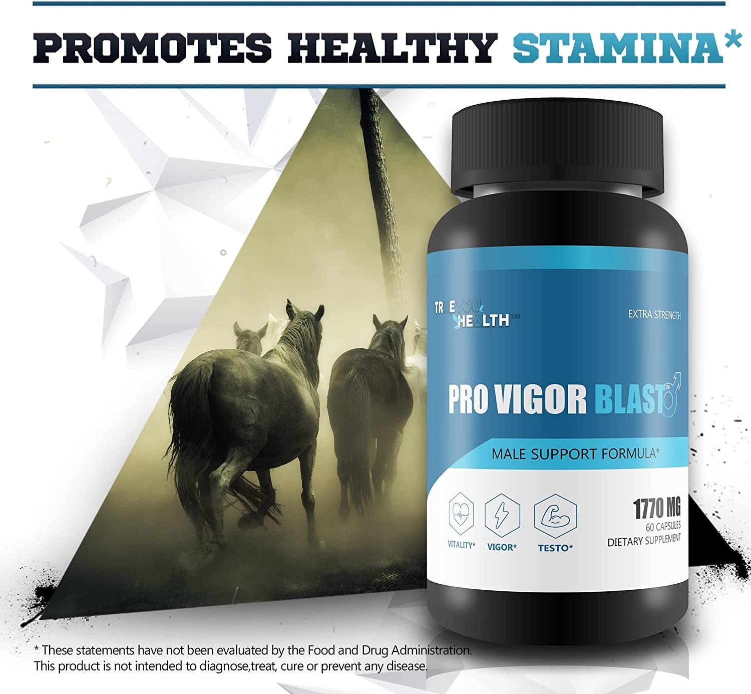 Pro Vigor Blast Pills – Our Best Tribulus Test Booster for Men – Energy, Stamina