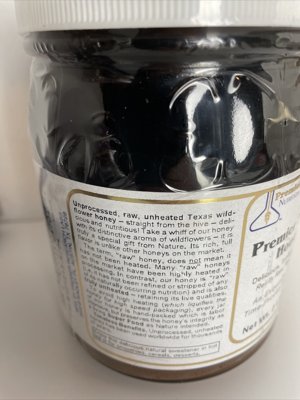 Premier Research Labs Premier Texas Honey 2 LB 908g Sealed