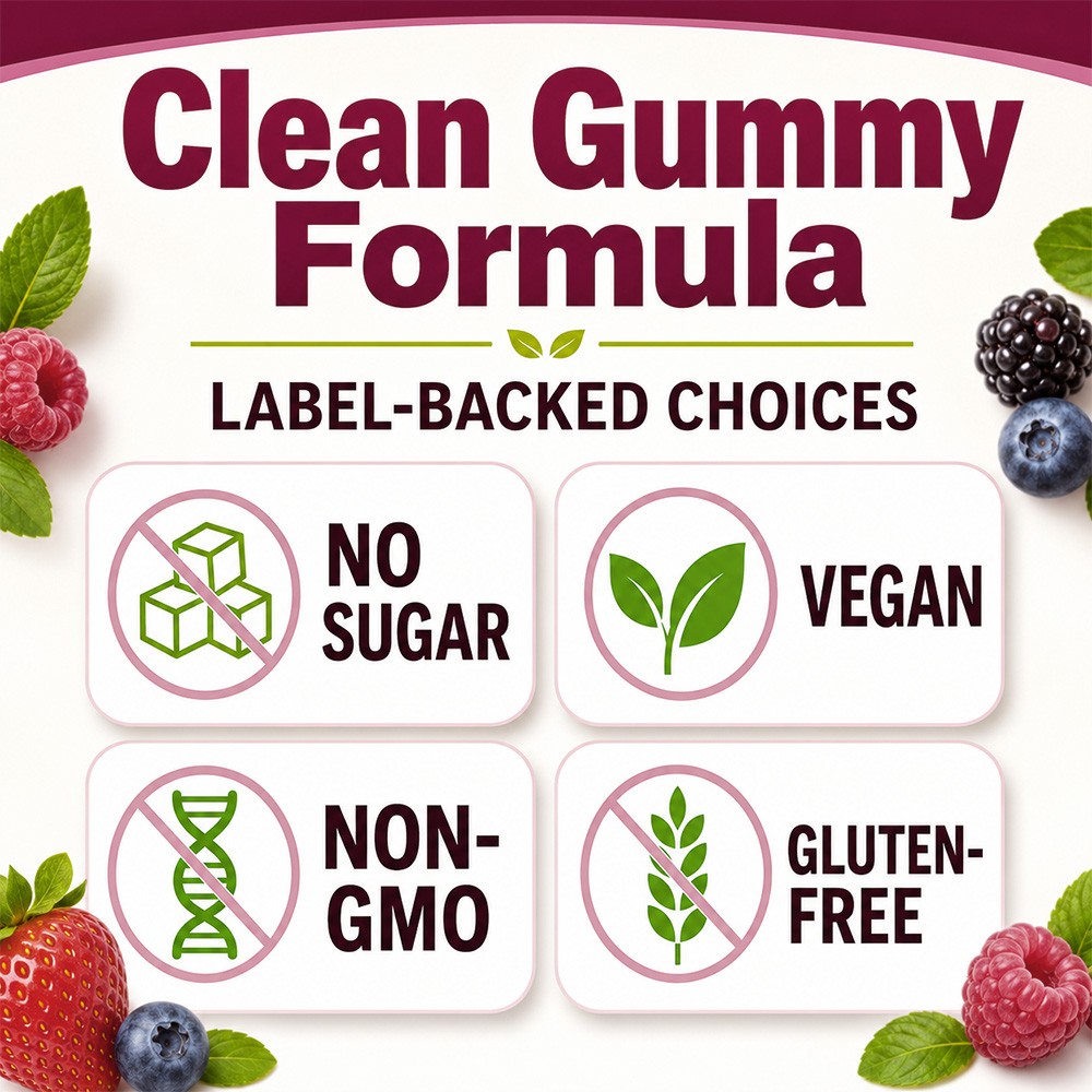 Sugar-Free 8in1 Beet Root Gummies,Daily Heart & Circulation Supplement, 60 Count