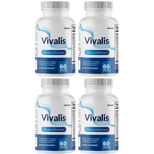 Vivalis Strength Vitality Booster, Support for Energy & Stamina – 4 Bottles