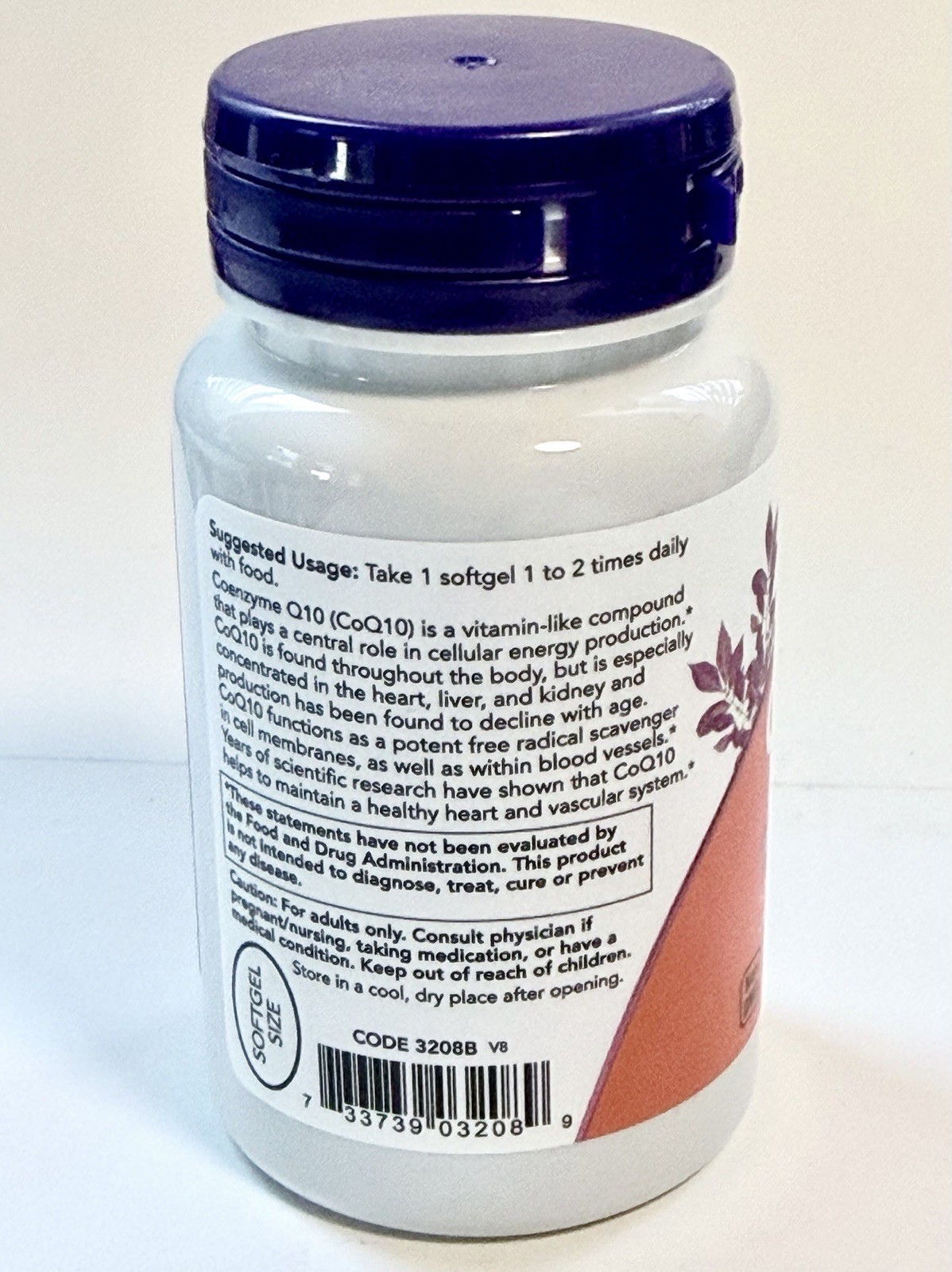 NOW Foods CoQ10 100mg 50 Softgels Non-GMO Cardiovascular Health EXP05/2029