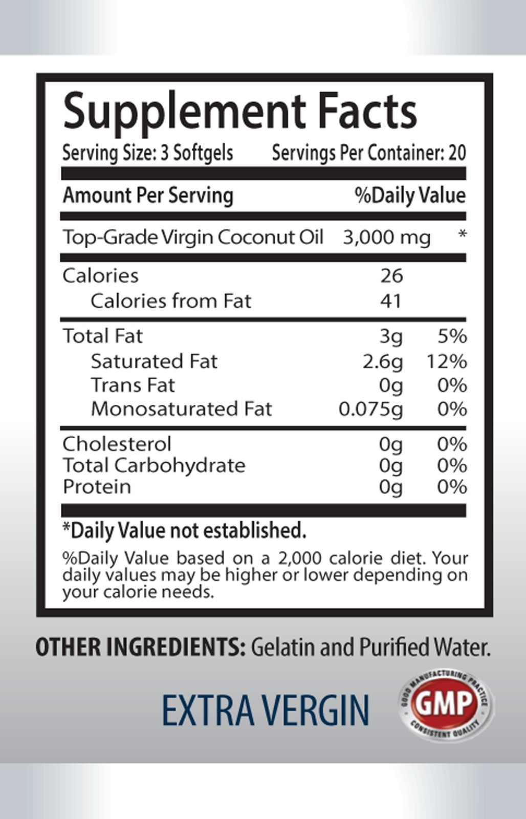 weight loss pills for women – COCONUT OIL 3000MG – coconut oil pills – 1 Bottle